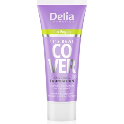 Delia Cosmetics It's Real Cover фон дьо тен цвят 205 caramel 30ml