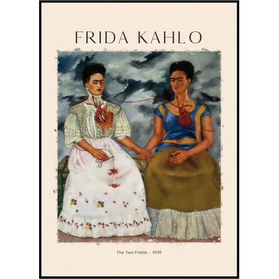 Jen tak z lásky Frida Kahlo - Dvě Fridy Rozměr plakátu: 30 x 40 cm