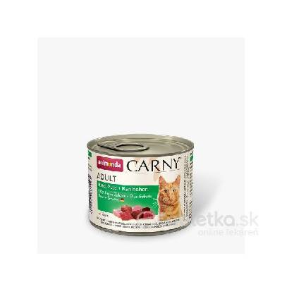 Animonda CARNY Adult hovädzi morka a králik 6 x 200 g