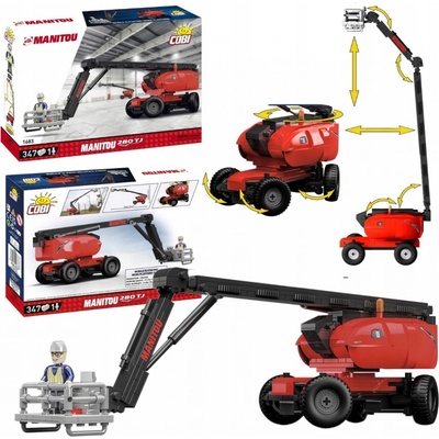 COBI 1683 Kolesová teleskopická plošina Manitou 280TJ