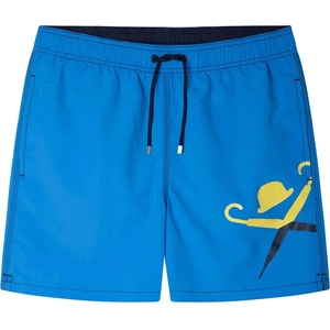 Hackett Бански гащета Hackett Split Logo swimming shorts - Blue (French Blue)