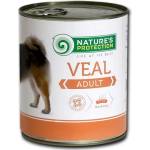 AKVATERA Nature's Protection DOG Adult Veal, консерва с телешко месо за капризни пораснали кучета, Литва - 800 гр