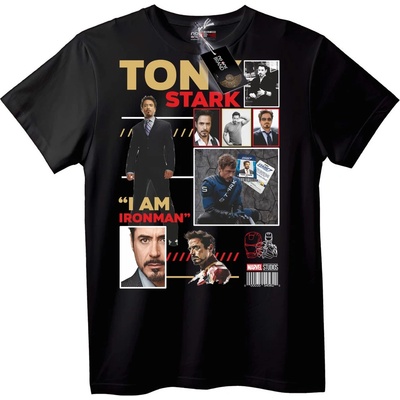 Тони Старк I Am Iron Man Тениска - 6XL, White