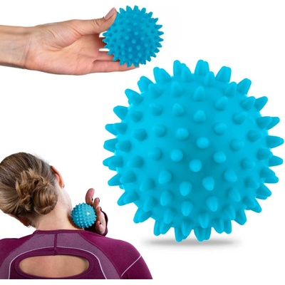 Neo-Sport Masážna loptička 7,5 cm NS-957 modrá