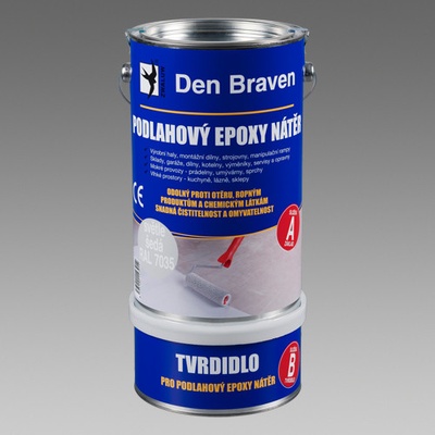 Den Braven Podlahový epoxy nátěr sv.šedý RAL 7035 5+1kg
