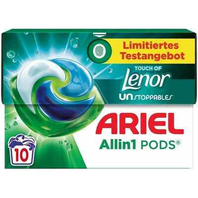 Ariel pods Allin1 Universal+ Touch of Lenor Unstoppables kapsule 10 PD