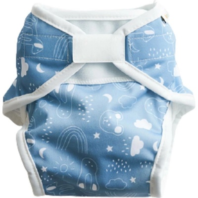 Vimse Svrchní plenkové nohavičky pro novorozence Blue Teddy
