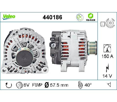 Alternátor VALEO 440186
