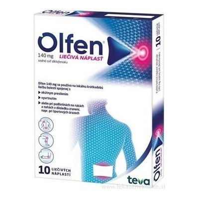 Olfen 140mg léčivá náplast 10 ks