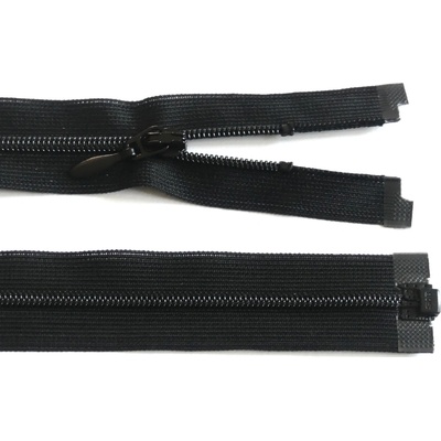 Spirálový zip no.3 rozepínací 70cm - více barev color: 732 černá