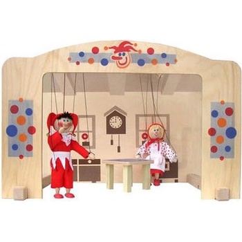 bábkové divadlo drevené
