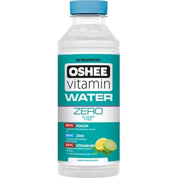 Oshee Vitamínová voda citron-limeta Zero 0,55 l