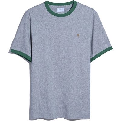 Farah Тениска Farah Groves Ringer T-Shirt - Grey