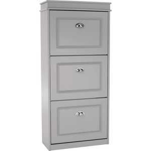  Шкаф за обувки тройка Sеber type 2 53.5x24x117cm Сив