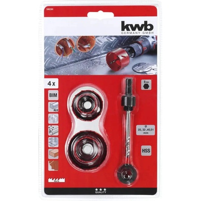 kwb КОМПЛЕКТ БОРКОРОНИ БИ-МЕТАЛНИ kwb (4009315982908)