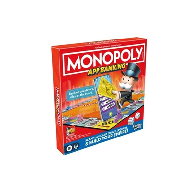 Hasbro Monopoly Виртуална банка - настолна игра за 2-6 играчи (G1424)