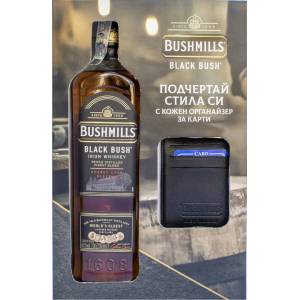Bushmills Black Bush с картхолдър - бленд ирландско уиски 700ml