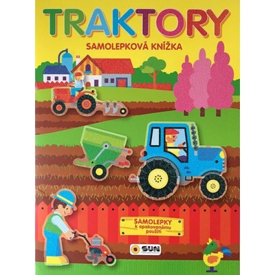 Samolepková knížka Traktory
