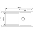 Franke OID 611 sivá