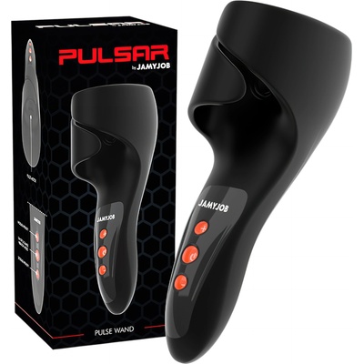 JAMYJOB - пулсиращ вибратор за жълъд (черен)