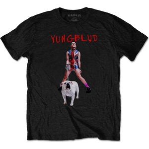ROCK OFF мъжка тениска Yungblud - Strawberry Lipstick - Black - ROCK OFF - YBTS07MB