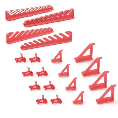 Prosperplast Държачи за инструменти 20 бр Червено (kbh20)