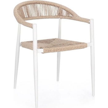 Bizzotto Jandia БЯЛ sa27/БЕЖОВ СТОЛ (0665011)