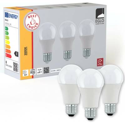 Eglo LED žiarovka E14 P45 4,9 W 470lm 3000K 45 x 78 mm opálová 3 ks