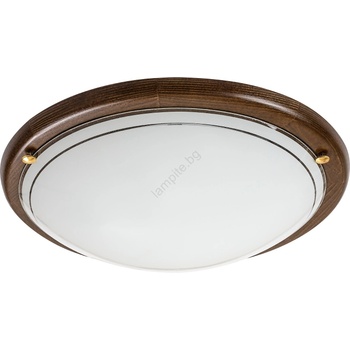 Brilagi - Таванно осветително тяло ORBIS 2xE27/60W/230V Ø 38 см, от бор (BG2669)