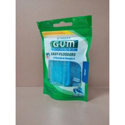 G.U.M Easy Flosser nosic s mentolovou nití 30 ks