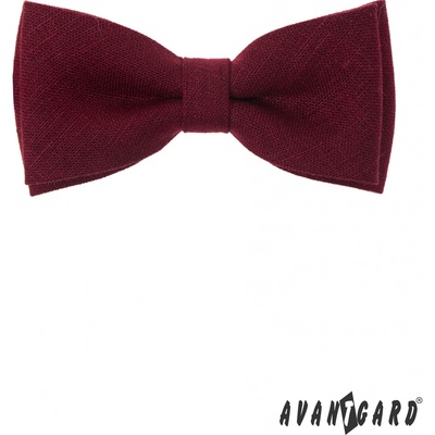 Avantgard Premium lněný s kapesníčkem 609-107 bordó