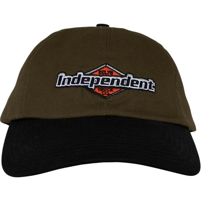 INDEPENDENT MOJOCHROME DAD SNAPBACK UNSTRUCTURED HAT OLIVE/BLACK