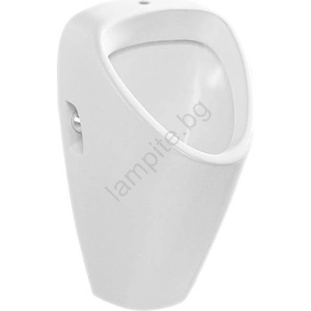 Jika h8430610000001 - Писоар golem с вътрешно присъединяване, заден отвод, керамика/бял (lf0247)