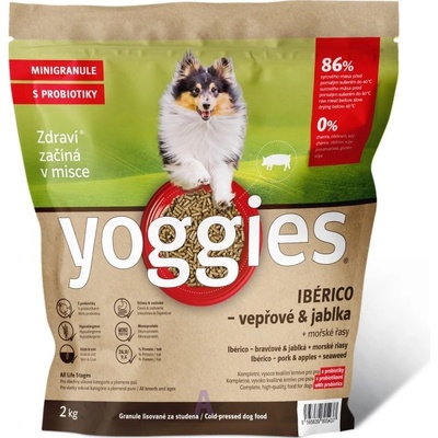 Yoggies Mini Ibérico vepřové maso s jablky lisované za studena s probiotiky 2 kg