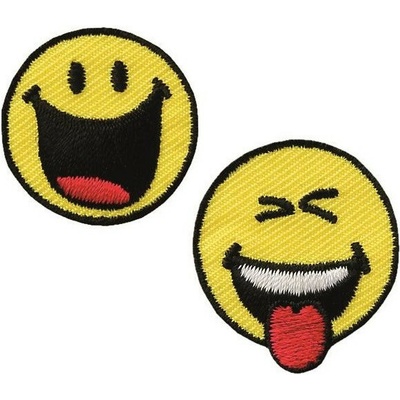 Nažehlovačka Smajlíci Smiley 2,5 cm Monoquick
