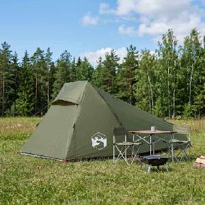 vidaXL Тунелна палатка 215 x 100 x 90 см Маслиненозелено (42029034) Палатка