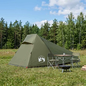 vidaXL Тунелна палатка Маслиненозелено 220 x 107 x 98 cm (42029034) Палатка