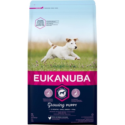 Eukanuba Growing Puppy Small Breed Štěně Kuřecí maso 3 kg