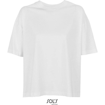 SOL'S Boxy Women Dámske oversize tričko biela
