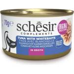 Schesir Complete Tuna with whitebait in Broth риба тон и Атерина в желе 70gr