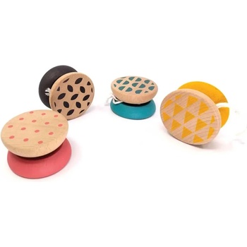 SVOORA Детска играчка - Svoora Дървено йо-йо GEOM