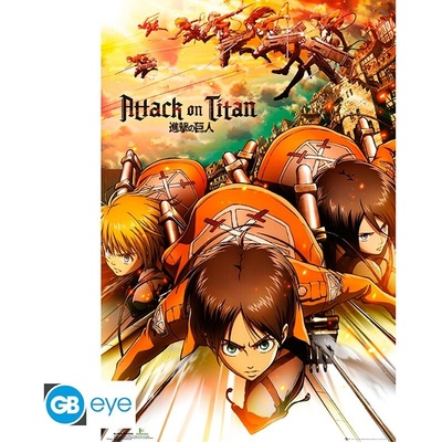 ATTACK ON TITAN - Poster Maxi 91.5x61 - Attack*, FP3493