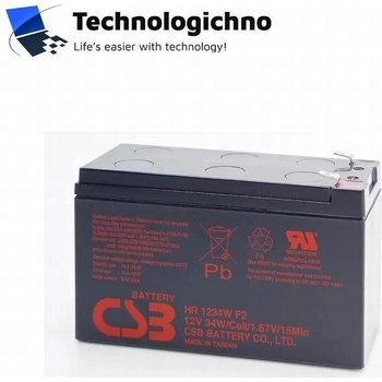 Оловна батерия csb 1234w f2 12v 9ah (hr1234wf2)