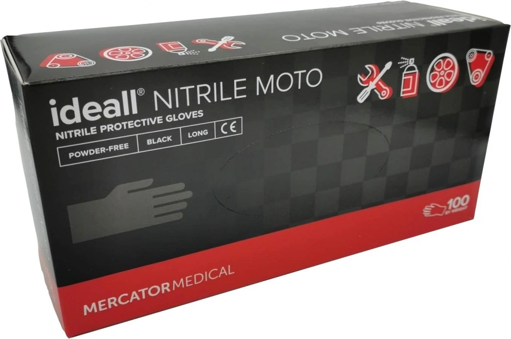 Rękawice Nitrylowe Ideall Nitrile Moto Xl Nitrile Moto Ideall