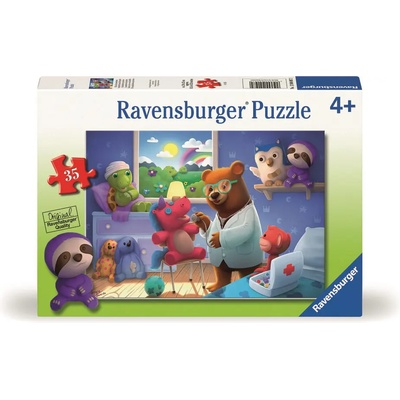 Ravensburger - Puzzle Plush emergency service - 1 - 39 piese