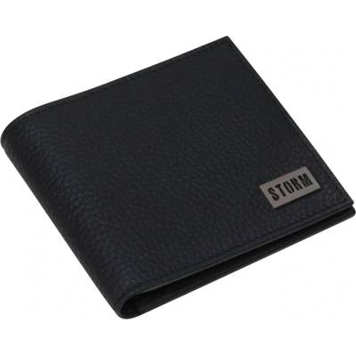 STORM CARES EMBOSS BI FOLD WALLET BLACK