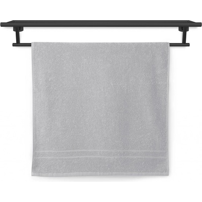 Veba RUJANA Pruh Ručník světlá šedá 70 x 140 cm