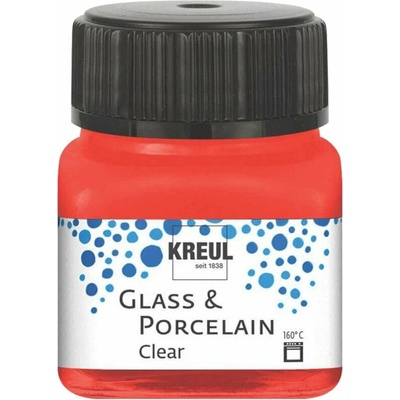 Kreul Clear Боя за стъкло Cherry Red 20 ml 1 бр (16205)