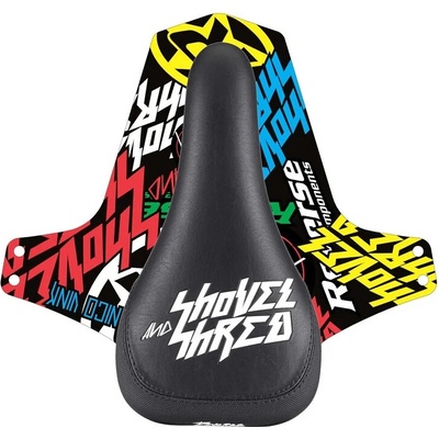 Reverse Nico Vink Shovel and Shred čierno-biele