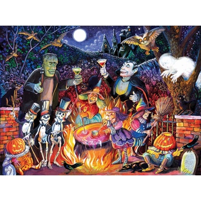 Sunsout Bill Bell Monster Party Time 1000 dielov